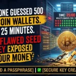 Someone Guessed 500 Bitcoin Wallets. In 25 Minutes